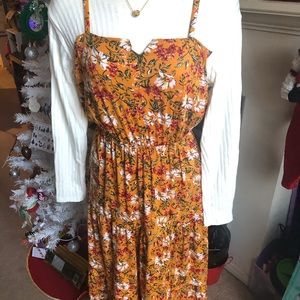 💜SOLD💜2 in 1 maxi dress